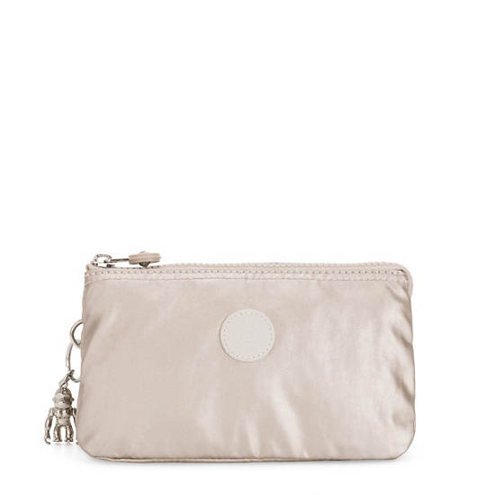 Kipling Creativity Large Metallic Pouch Vesker Rosa | NO 1131AH